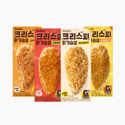 [체험팩] 크리스피 닭가슴살 4종 8팩